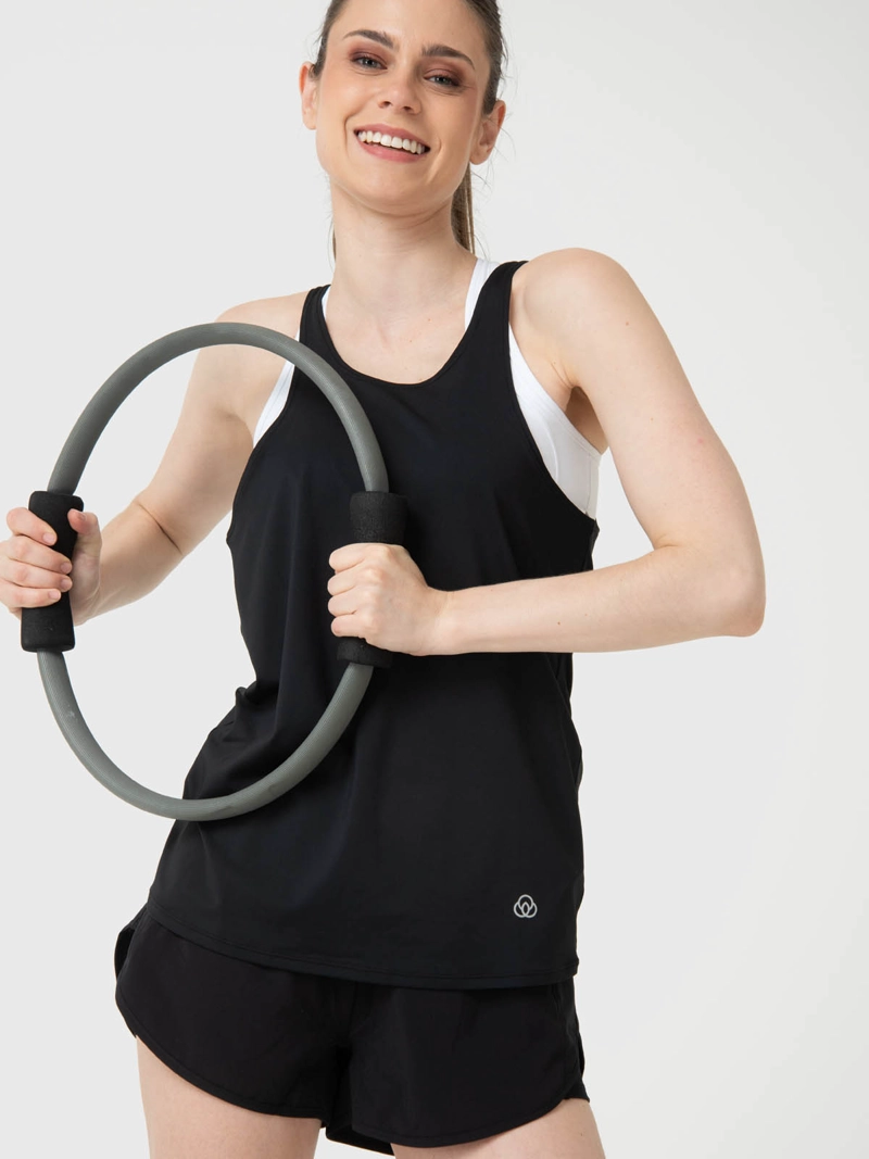 POLERA MUJER TANK CLOE ALOE NEGRO  BSOUL - 5