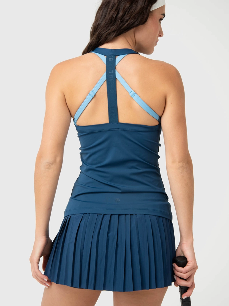 POLERA MUJER TANK TOP AZUL  BSOUL - 5