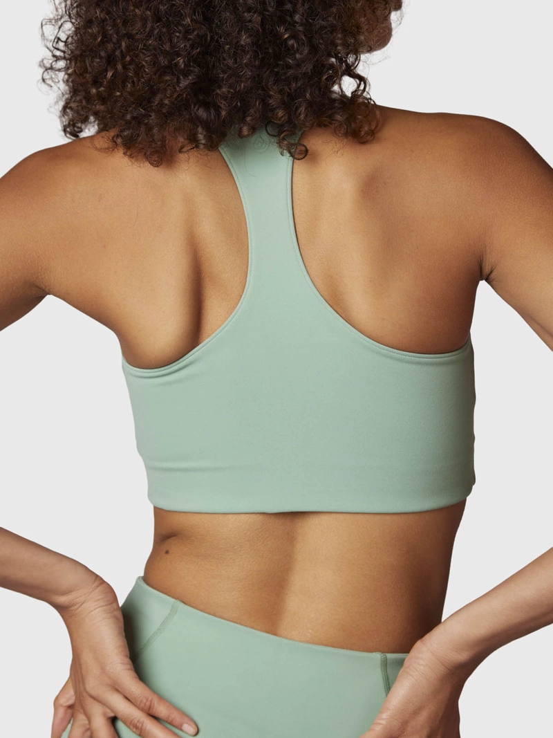 PETO MUJER RACERBACK ALOE VERDE  BSOUL - 4