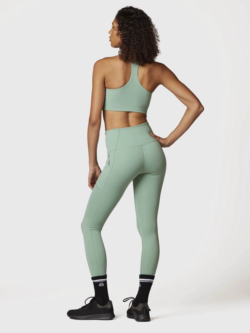 PETO MUJER RACERBACK ALOE VERDE  BSOUL - 6