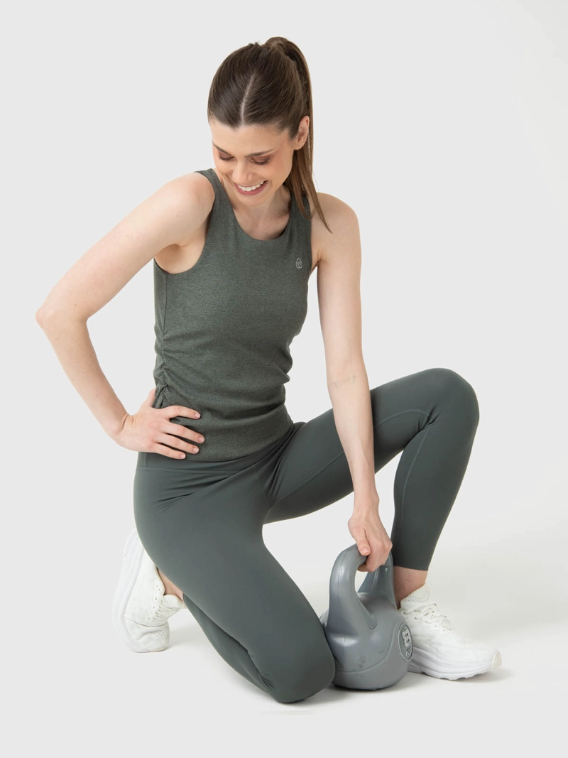POLERA MUJER MODAL TANK ALOE VERDE  BSOUL - 5
