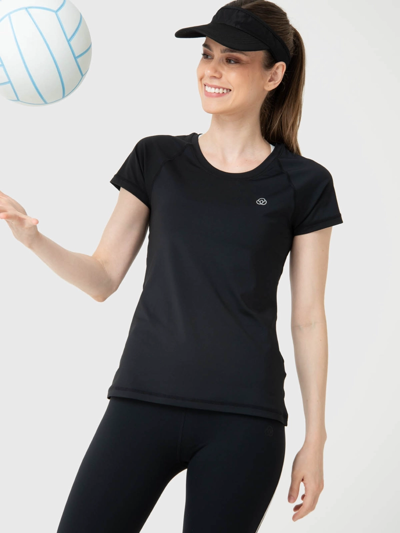 BSOUL POLERA MUJER ROUND NECK ALOE NEGRA  BSOUL