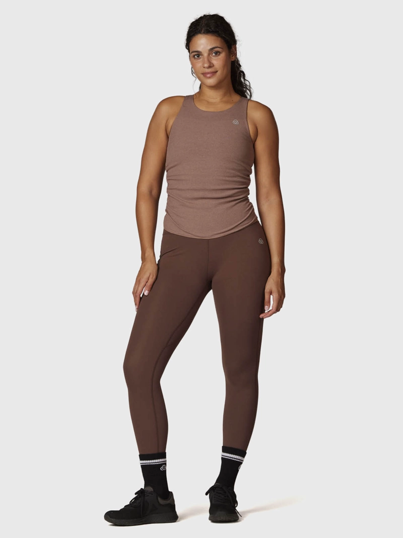 POLERA MUJER MODAL TANK ALOE CAFE  CLARO  BSOUL - 4