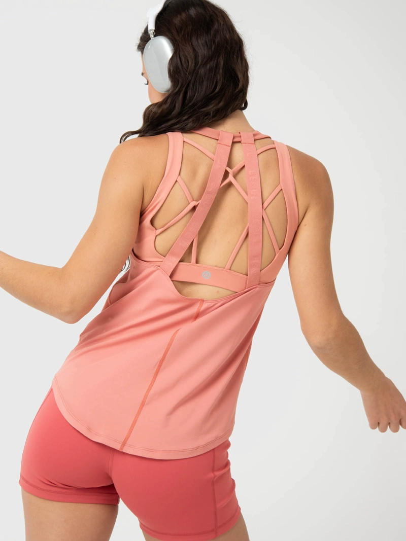POLERA MUJER TRAINING TANK ALOE ROSADO  BSOUL - 2