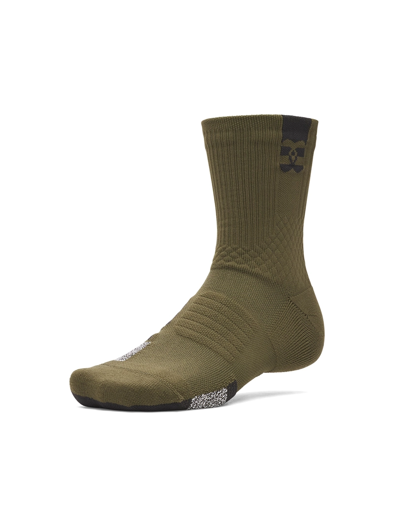 CALCETINES UNISEX ARMOURDRY MID-CREW VERDE  UNDER ARMOUR - 1