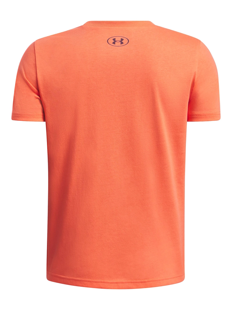 POLERA MANGA CORTA BOXED NIÑOS NARANJA UNDER ARMOUR - 5