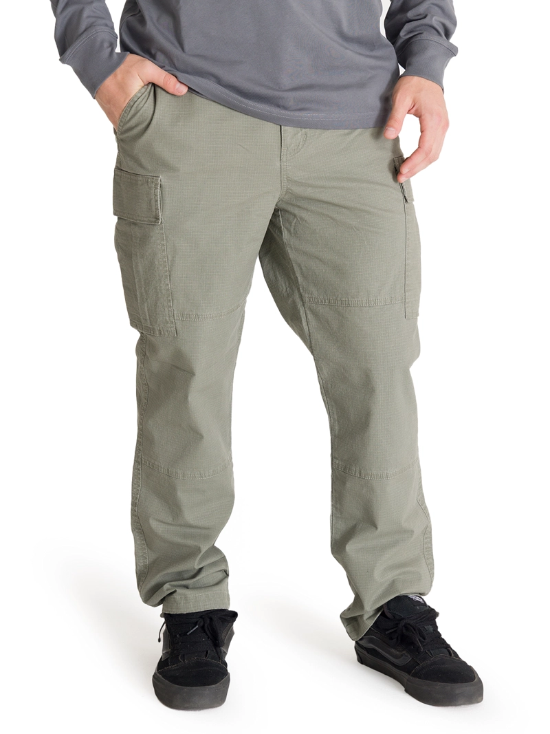 PANTALON HOMBRE CARGO VERDE BURTON - 1