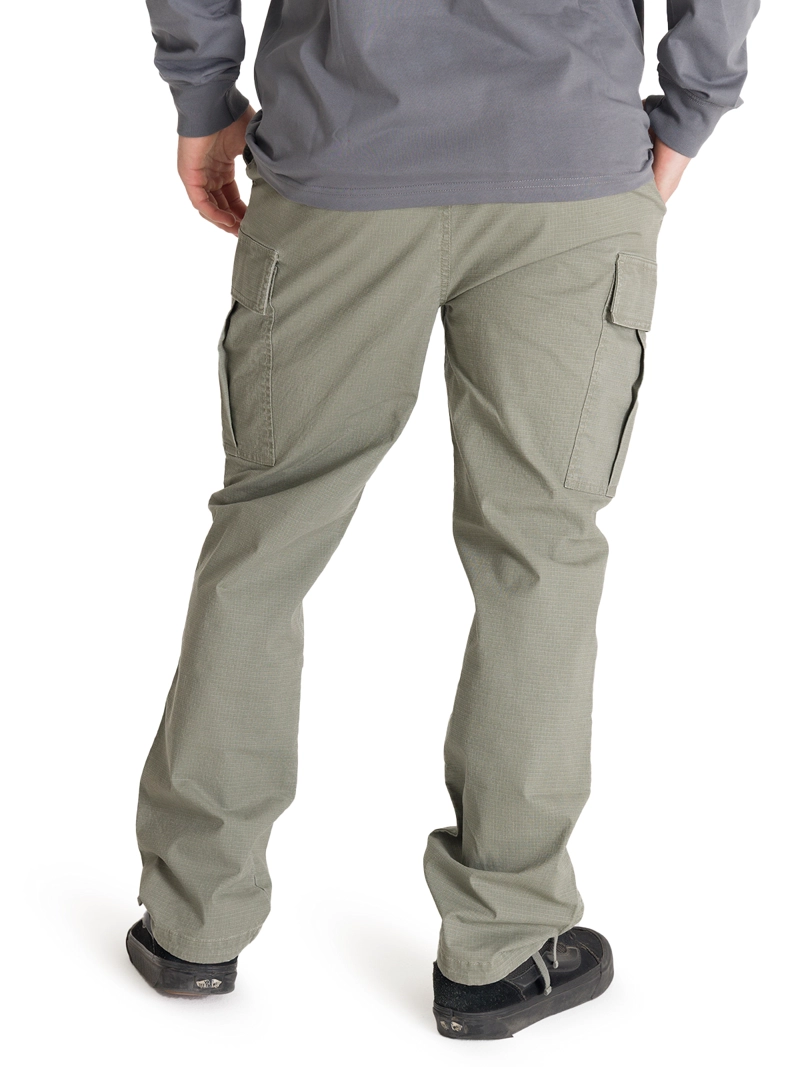 PANTALON HOMBRE CARGO VERDE BURTON - 4