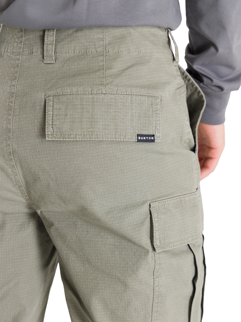 PANTALON HOMBRE CARGO VERDE BURTON - 7