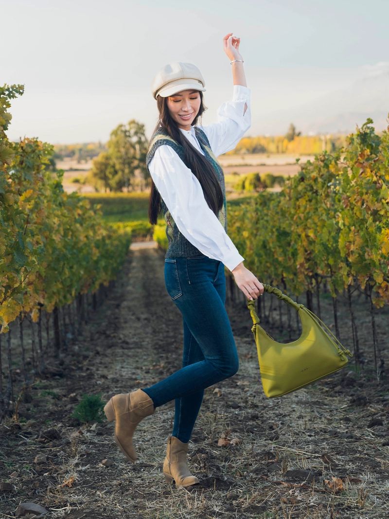 CARTERA MUJER SARAH HOBO VERDE AZALEIA - 2