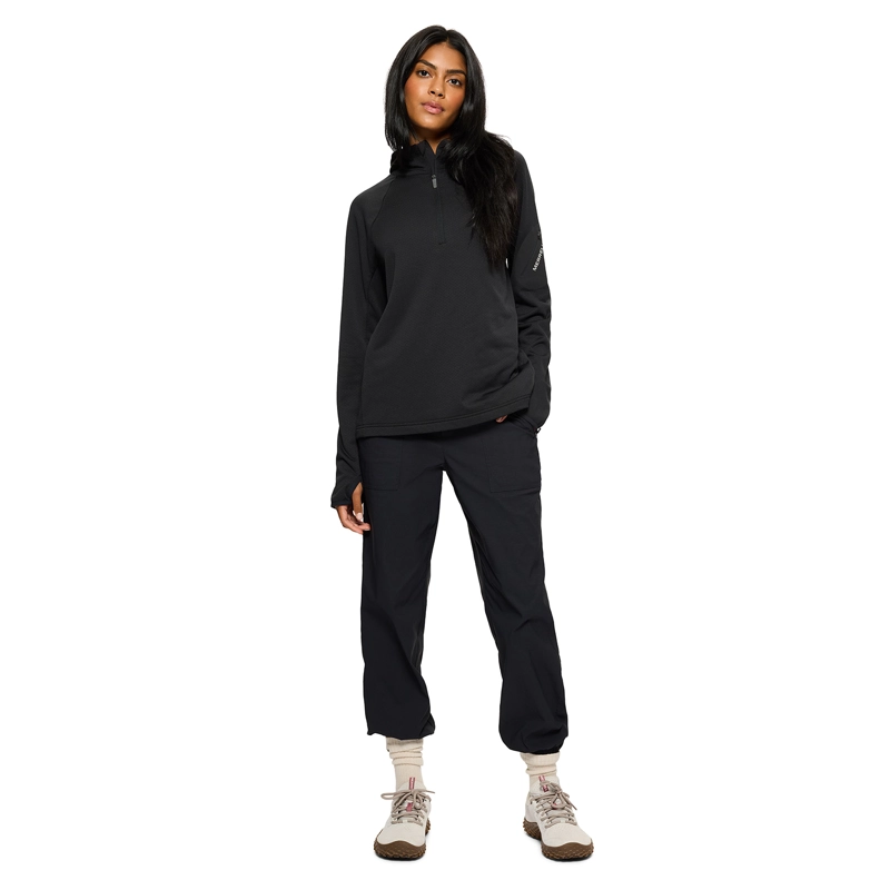 POLERON MUJER ACTIVE HOODY NEGRO MERRELL - 5