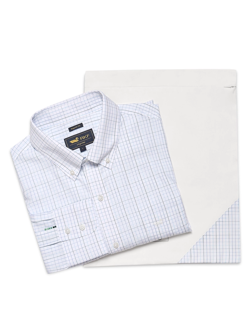 CAMISA LIBRE DE ARRUGAS ALGODON HOMBRE ROCKFORD BLANCO - 6