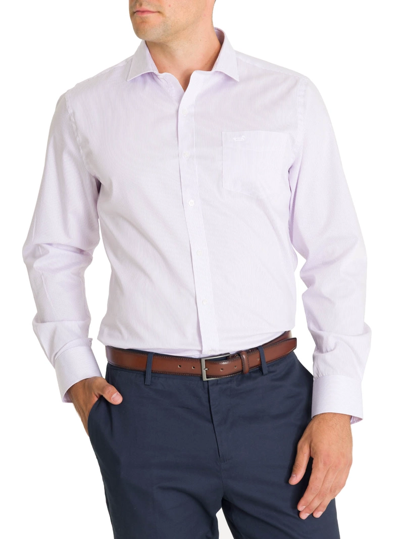 CAMISA CUELLO ITALIANO HOMBRE EASYIRONIT ROSA ROCKFORD - 6