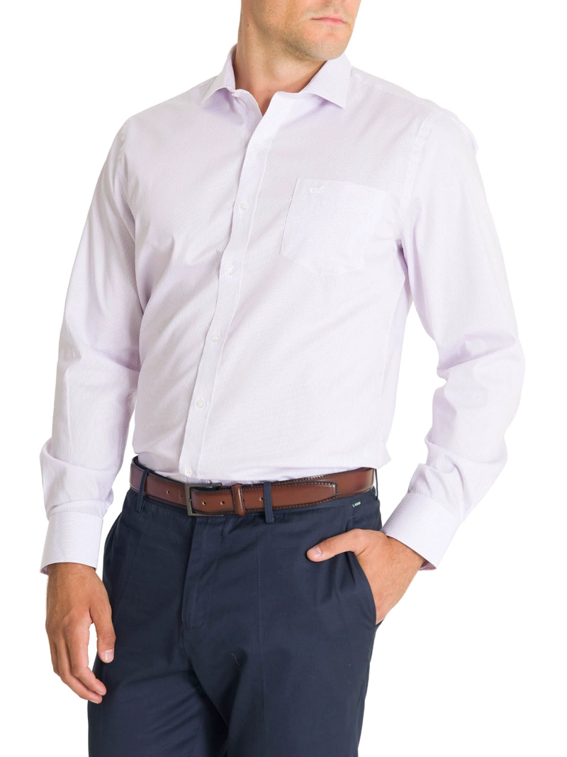 CAMISA CUELLO ITALIANO HOMBRE EASYIRONIT ROSA ROCKFORD - 7