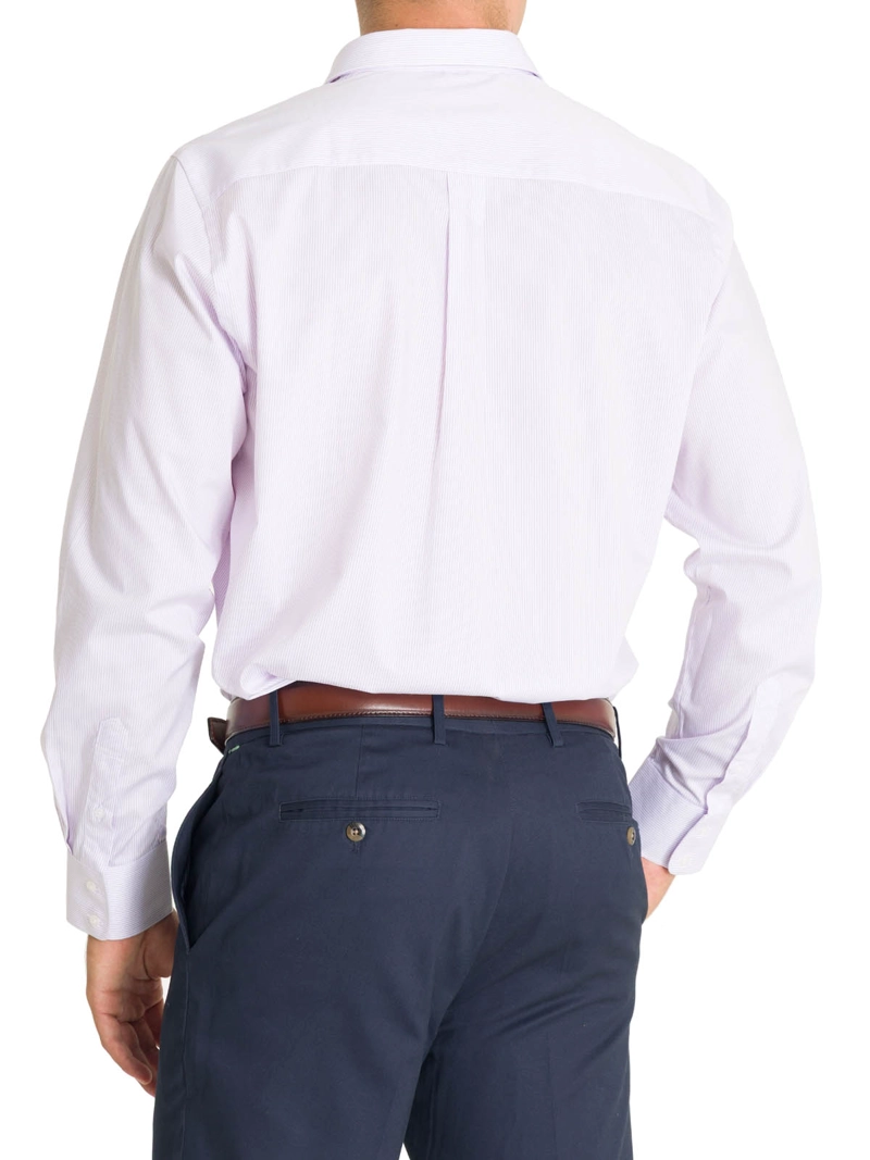 CAMISA CUELLO ITALIANO HOMBRE EASYIRONIT ROSA ROCKFORD - 8