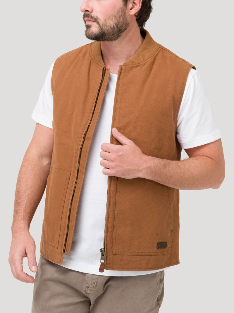 CHAQUETA ALGODON ORGANICO HOMBRE SAVONA CAFE  ROCKFORD - 5