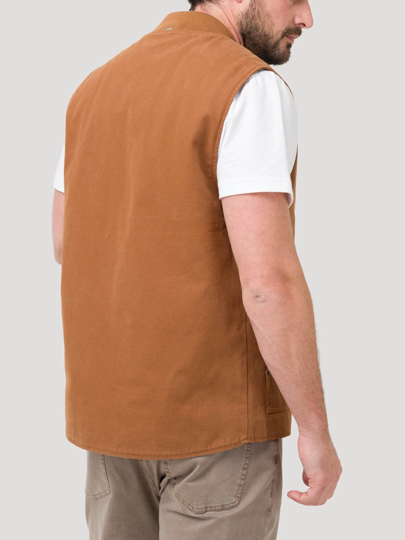 CHAQUETA ALGODON ORGANICO HOMBRE SAVONA CAFE  ROCKFORD - 6