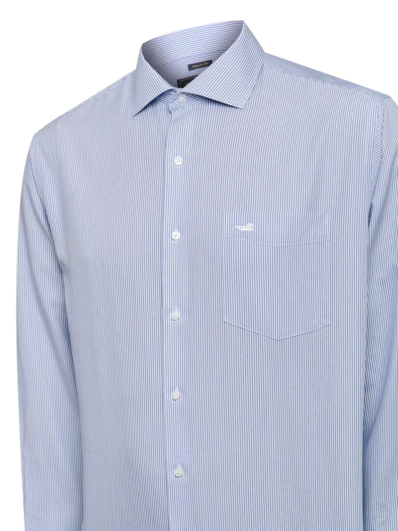 CAMISA ALGODON LIBRE DE ARRUGAS HOMBRE AZUL ROCKFORD - 5