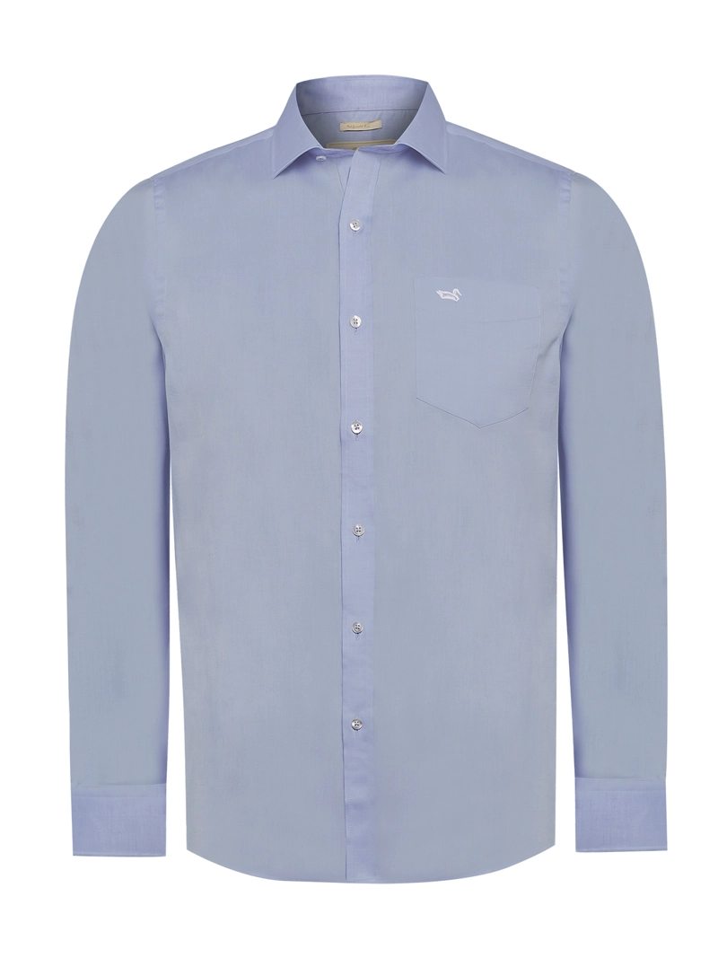 CAMISA CUELLO ITALIANO HOMBRE EASYITSO CELESTE ROCKFORD - 2