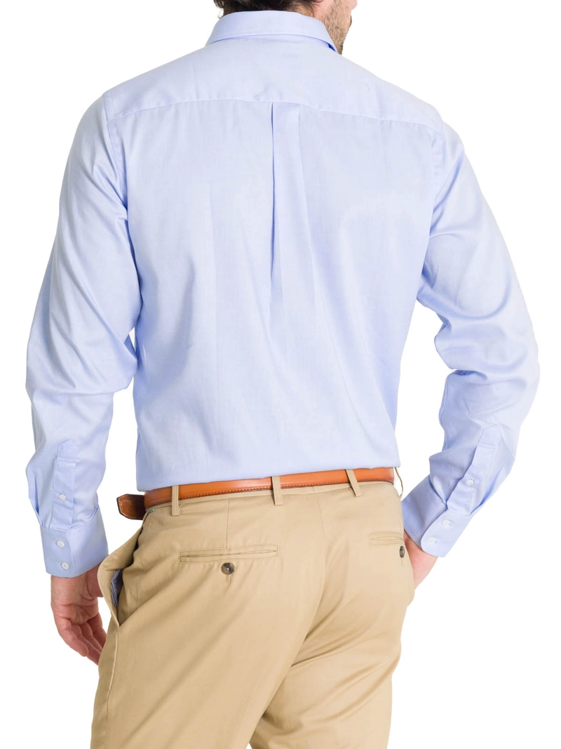 CAMISA CUELLO ITALIANO HOMBRE EASYITSO CELESTE ROCKFORD - 7