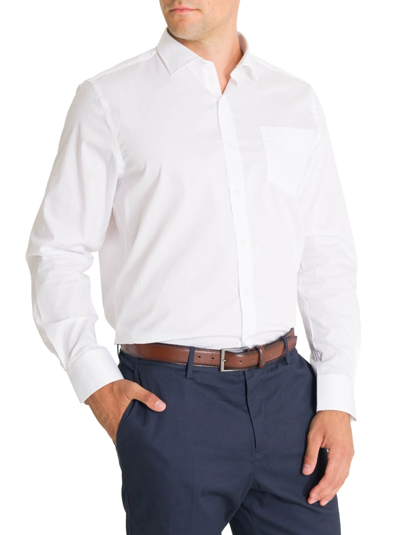 CAMISA CUELLO ITALIANO HOMBRE EASYITSOL BLANCO ROCKFORD - 5