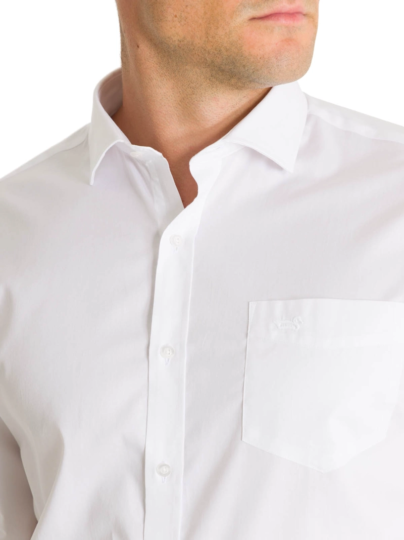CAMISA CUELLO ITALIANO HOMBRE EASYITSOL BLANCO ROCKFORD - 8