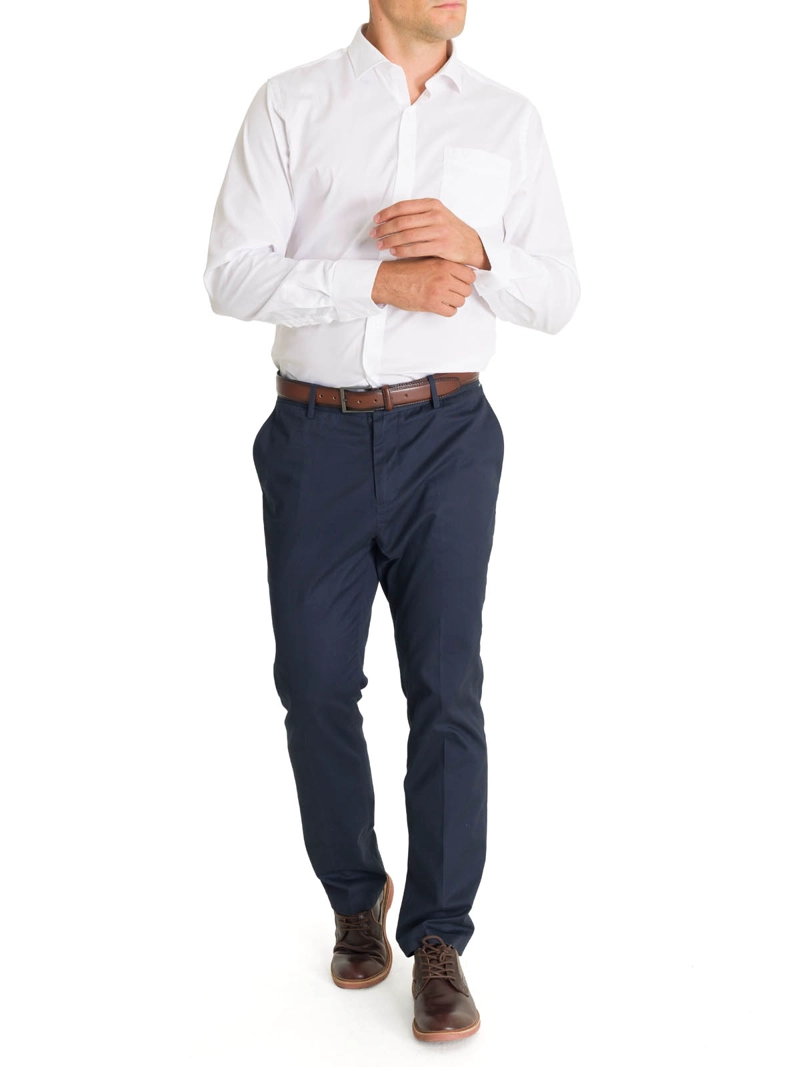 CAMISA CUELLO ITALIANO HOMBRE EASYITSOL BLANCO ROCKFORD - 9