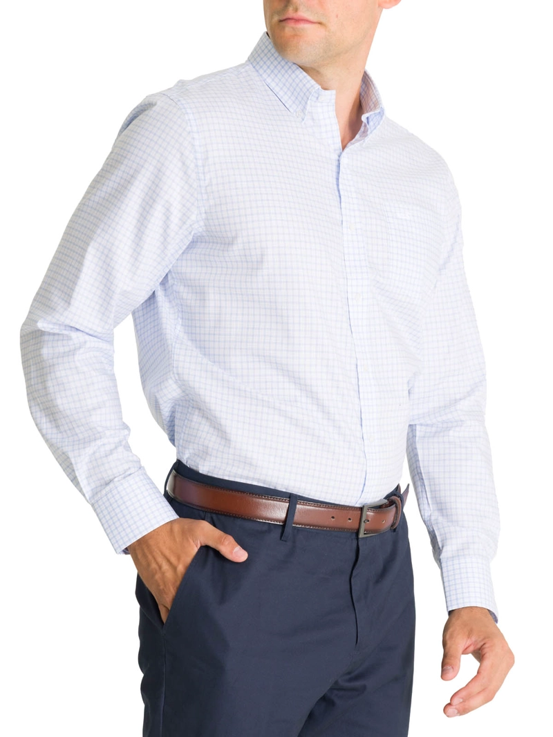 CAMISA CUELLO BUTTON-DOWN HOMBRE EASYIRON AZUL ROCKFORD - 5
