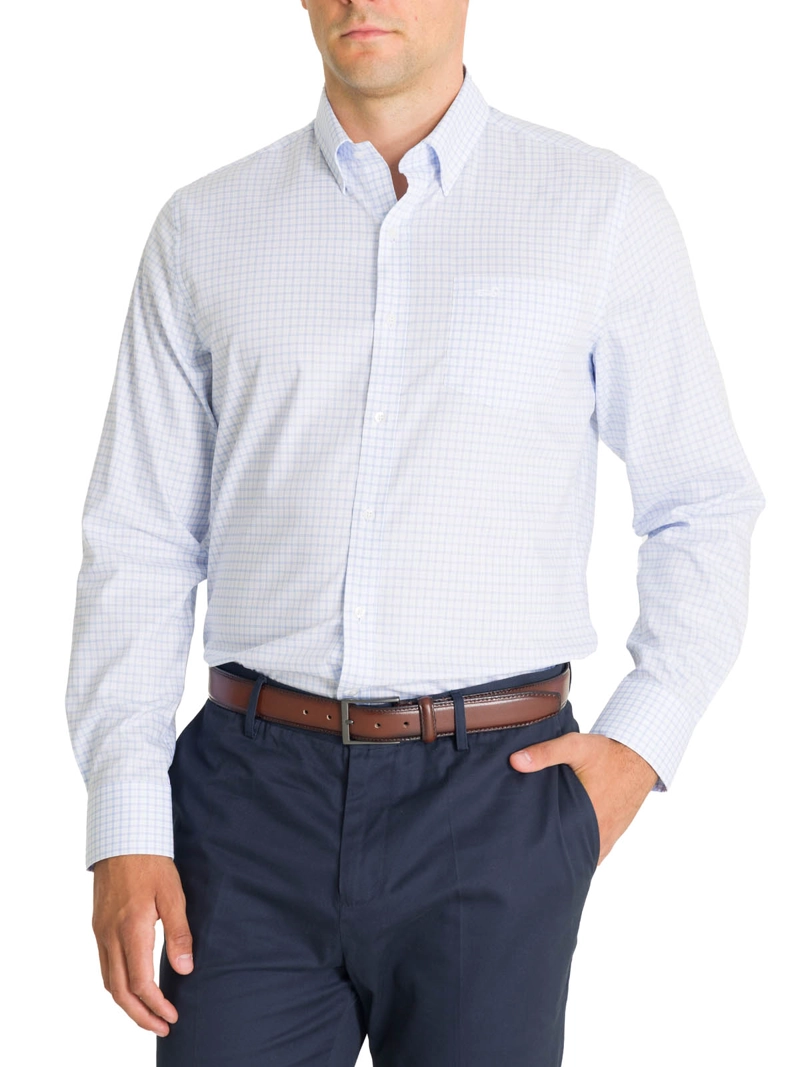 CAMISA CUELLO BUTTON-DOWN HOMBRE EASYIRON AZUL ROCKFORD - 6