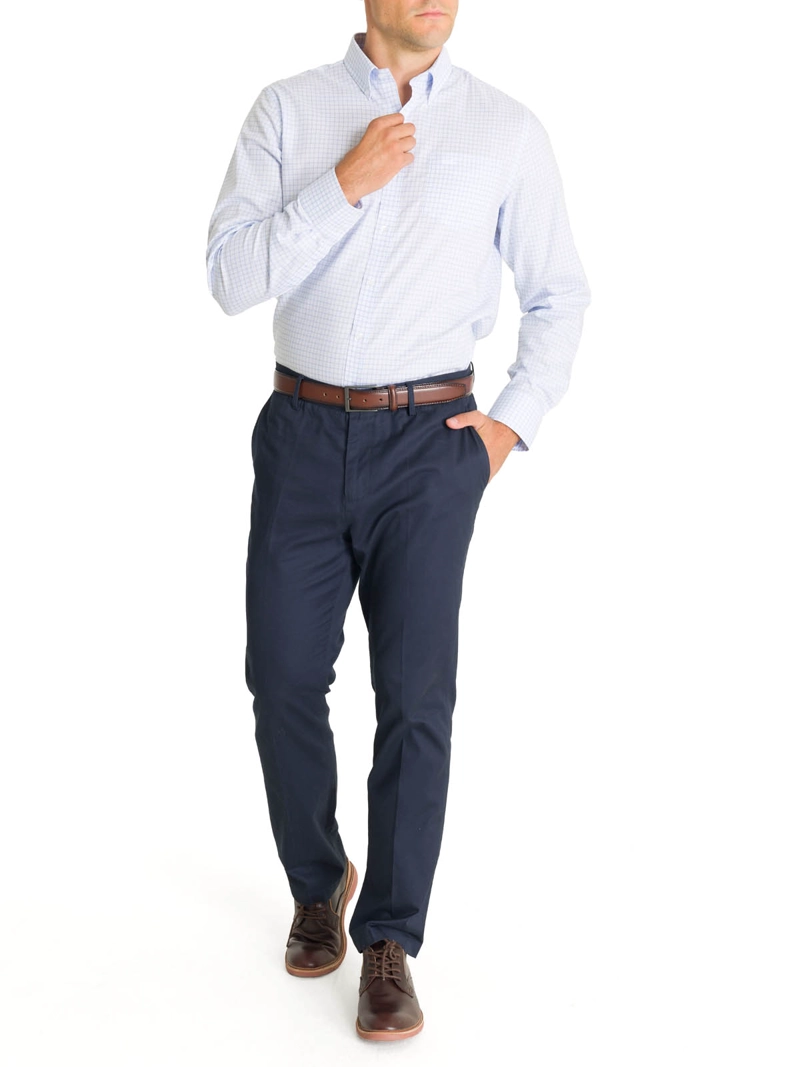 CAMISA CUELLO BUTTON-DOWN HOMBRE EASYIRON AZUL ROCKFORD - 9