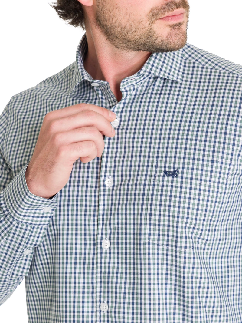 CAMISA ALGODON HOMBRE WOOL BLANCO ROCKFORD - 7