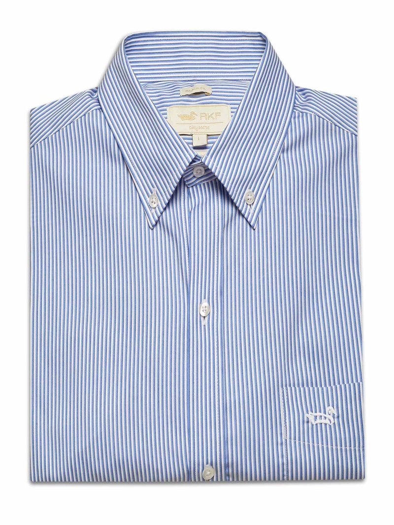 CAMISA CUELLO BOTON HOMBRE EASYIRON BLANCO ROCKFORD - 1