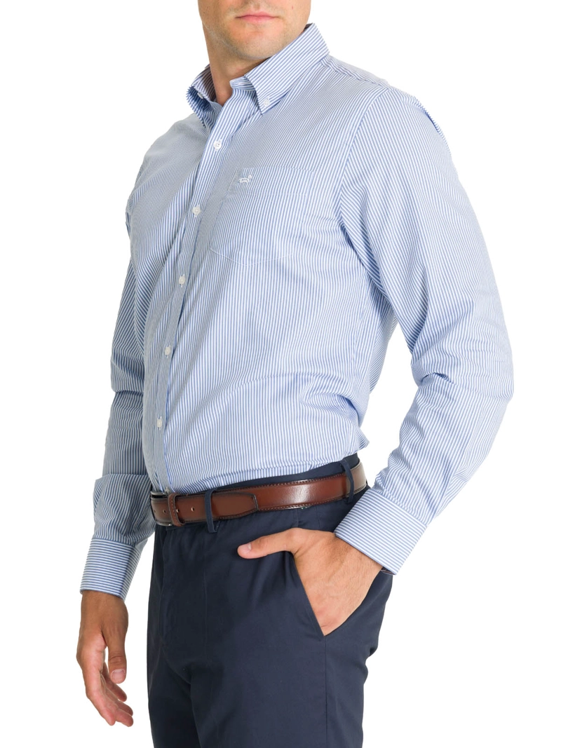 CAMISA CUELLO BOTON HOMBRE EASYIRON BLANCO ROCKFORD - 4