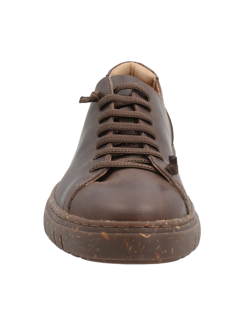 ZAPATILLA CUERO HOMBRE POSSELT CHOCOLATE ROCKFORD - 4