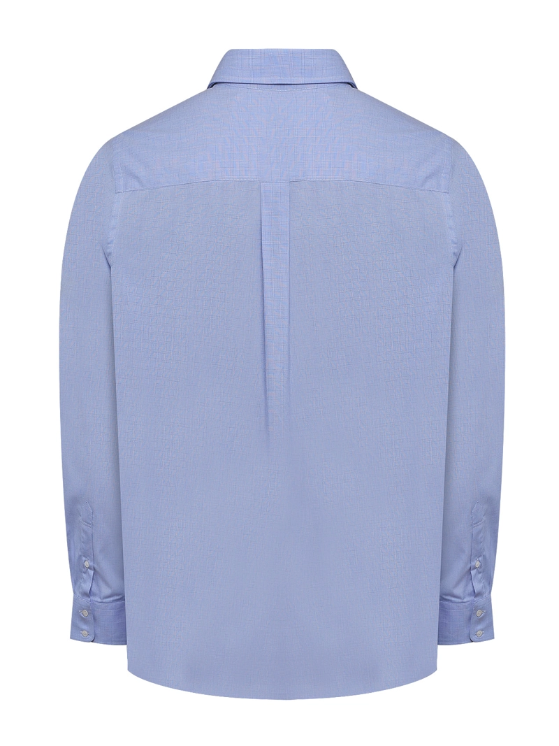 CAMISA CUELLO ITALIANO HOMBRE EASYIRON CELESTE ROCKFORD - 4