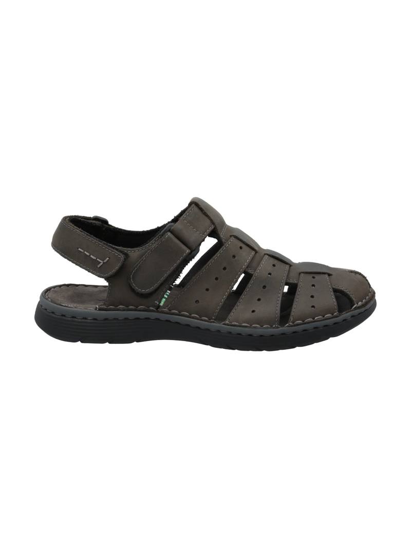 SANDALIA CUERO HOMBRE RIQUI GRIS ROCKFORD - 1