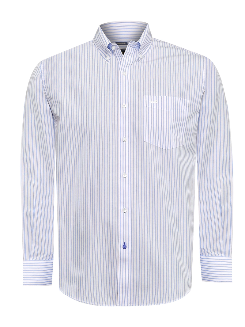 CAMISA CUELLO BOTON HOMBRE EASYIRON CELESTE ROCKFORD - 2