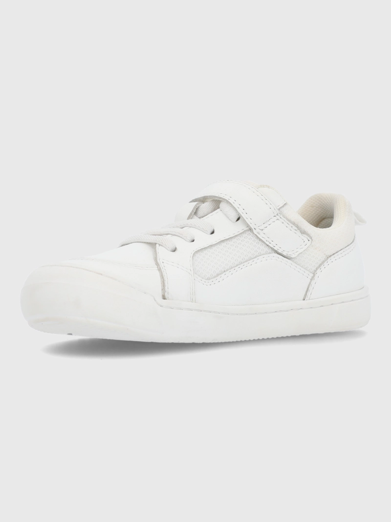 ZAPATO ESCOLAR CUERO NIÑO FLEXU BLANCO HUSH PUPPIES KIDS - 5