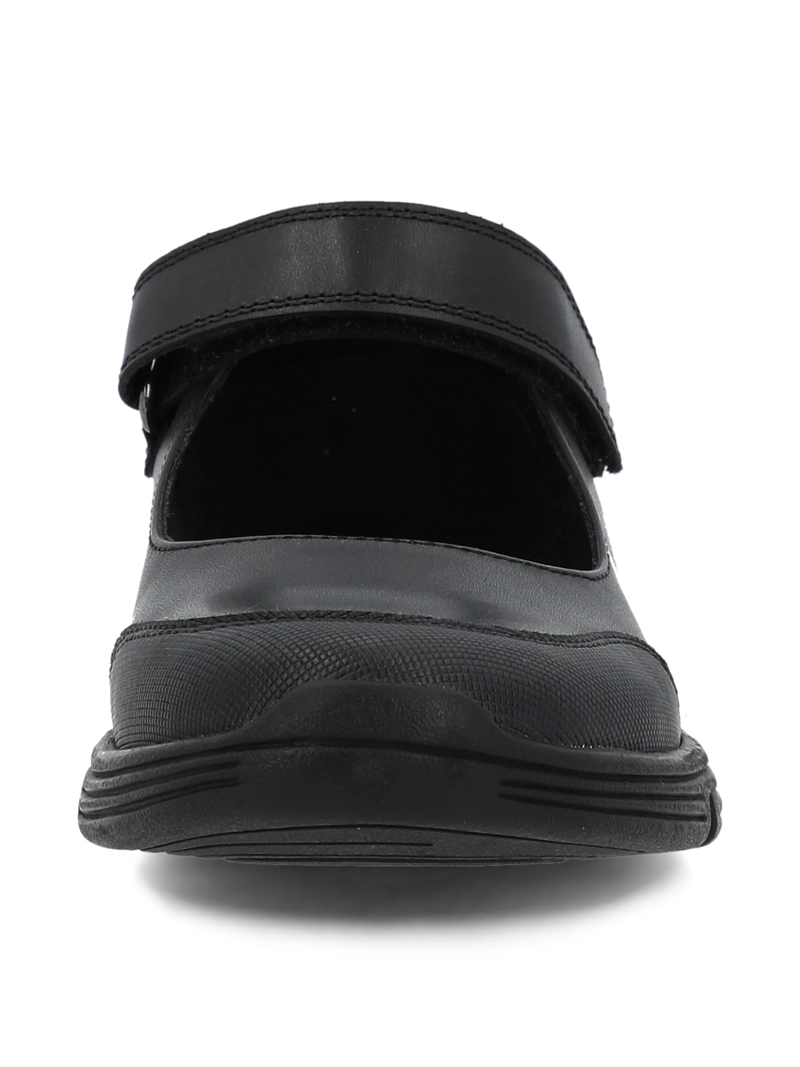GUILLERMINA ESCOLAR CUERO NIÑA MICA NEGRO HUSH PUPPIES KIDS - 4