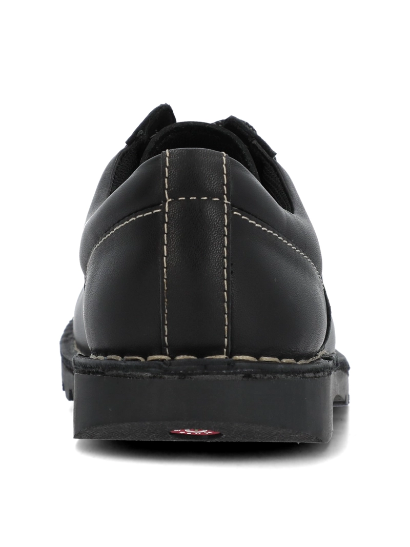 ZAPATO ESCOLAR CUERO NIÑA BRAVI NEGRO HUSH PUPPIES KIDS - 7