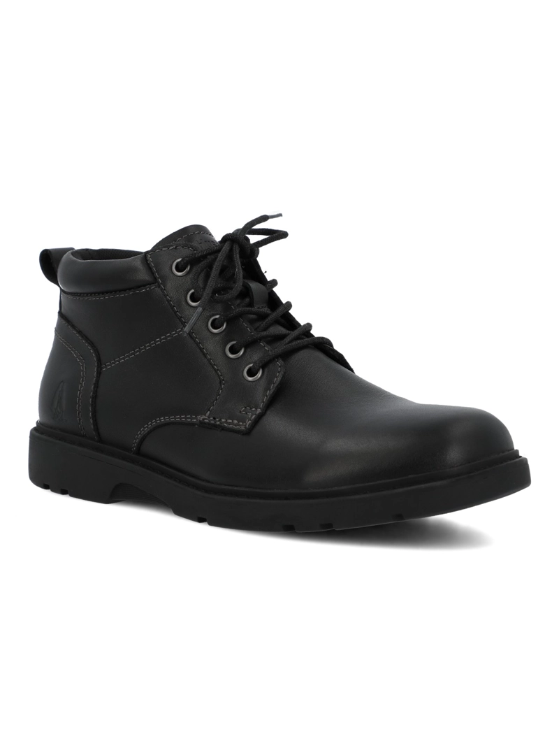 BOTIN ESCOLAR CUERO NIÑO GARDIA NEGRO HUSH PUPPIES KIDS - 2