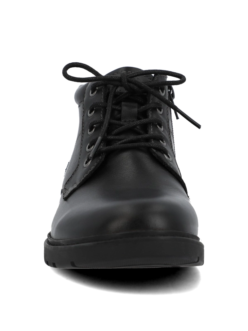 BOTIN ESCOLAR CUERO NIÑO GARDIA NEGRO HUSH PUPPIES KIDS - 4