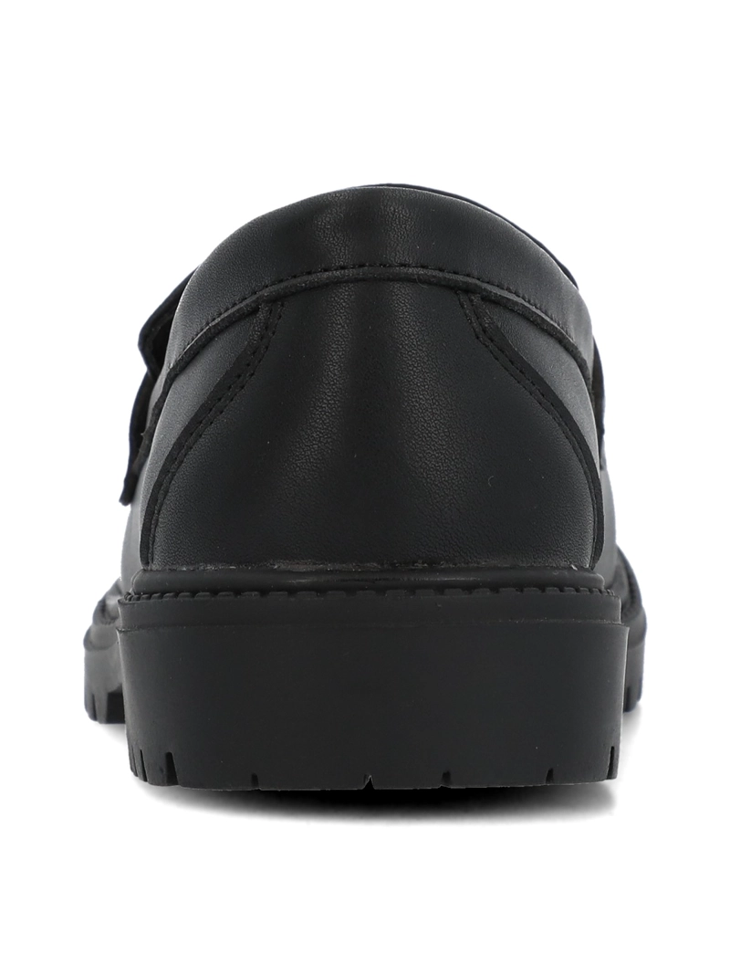 MOCASIN ESCOLAR CUERO NIÑA RISS NEGRO HUSH PUPPIES KIDS - 7