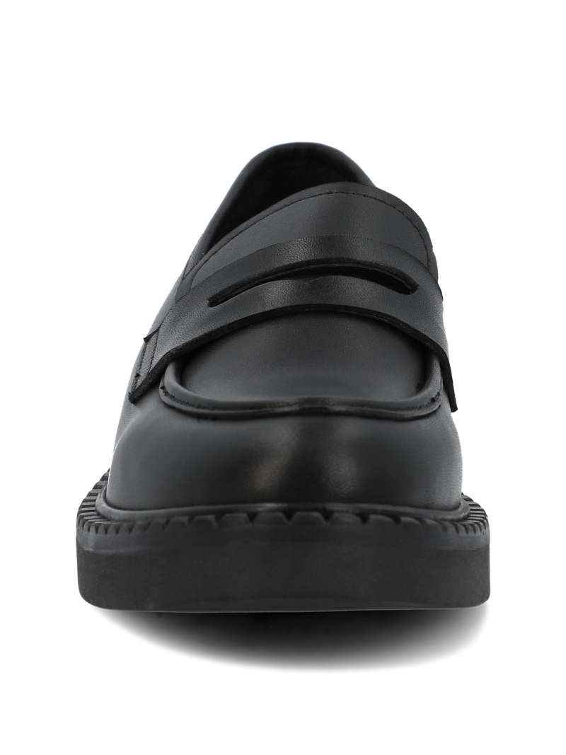 MOCASIN ESCOLAR CUERO NIÑA MANDY NEGRO HUSH PUPPIES KIDS - 4