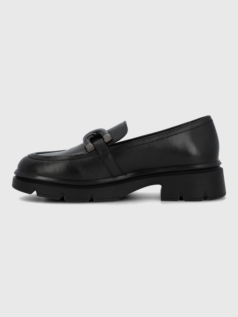 MOCASIN ESCOLAR CUERO NIÑA LUCY NEGRO HUSH PUPPIES KIDS - 6