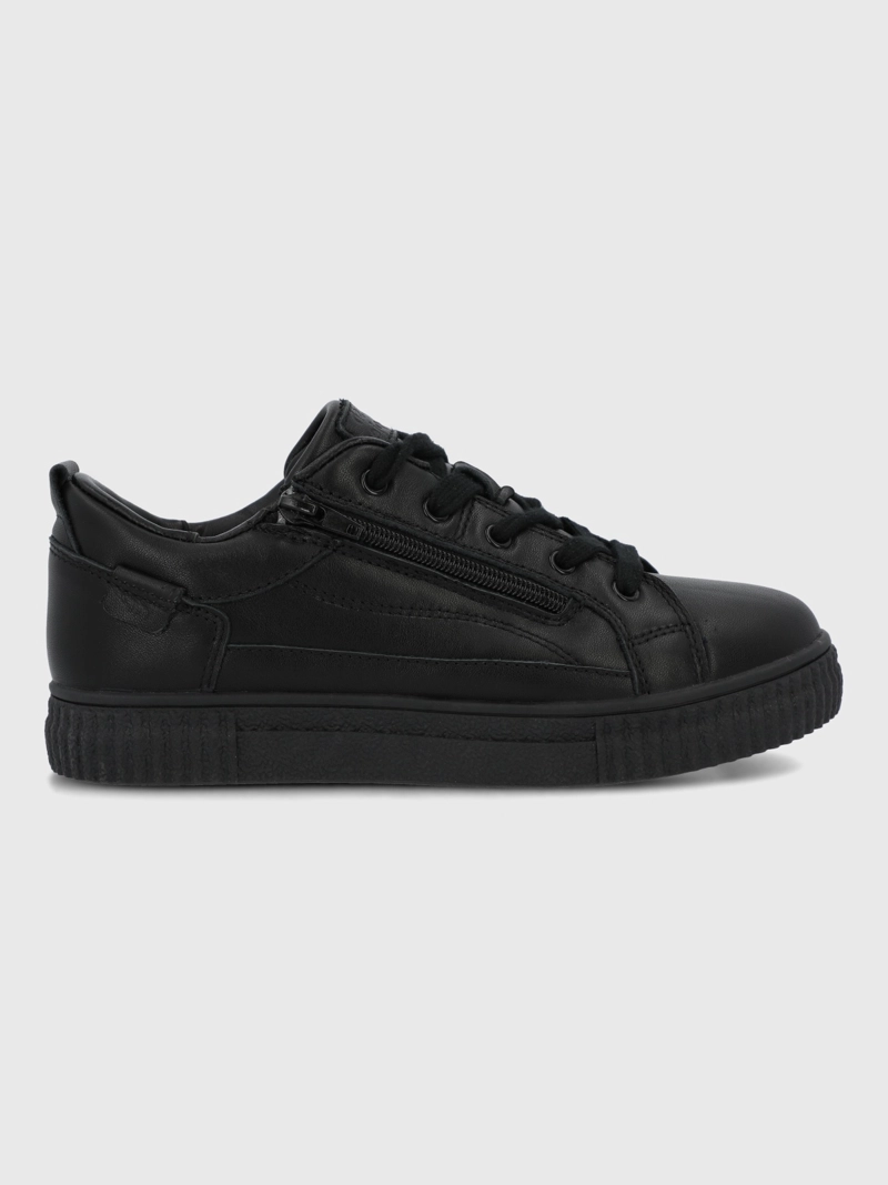 ZAPATILLA ESCOLAR CUERO NIÑO AKITA NEGRO HUSH PUPPIES KIDS - 2