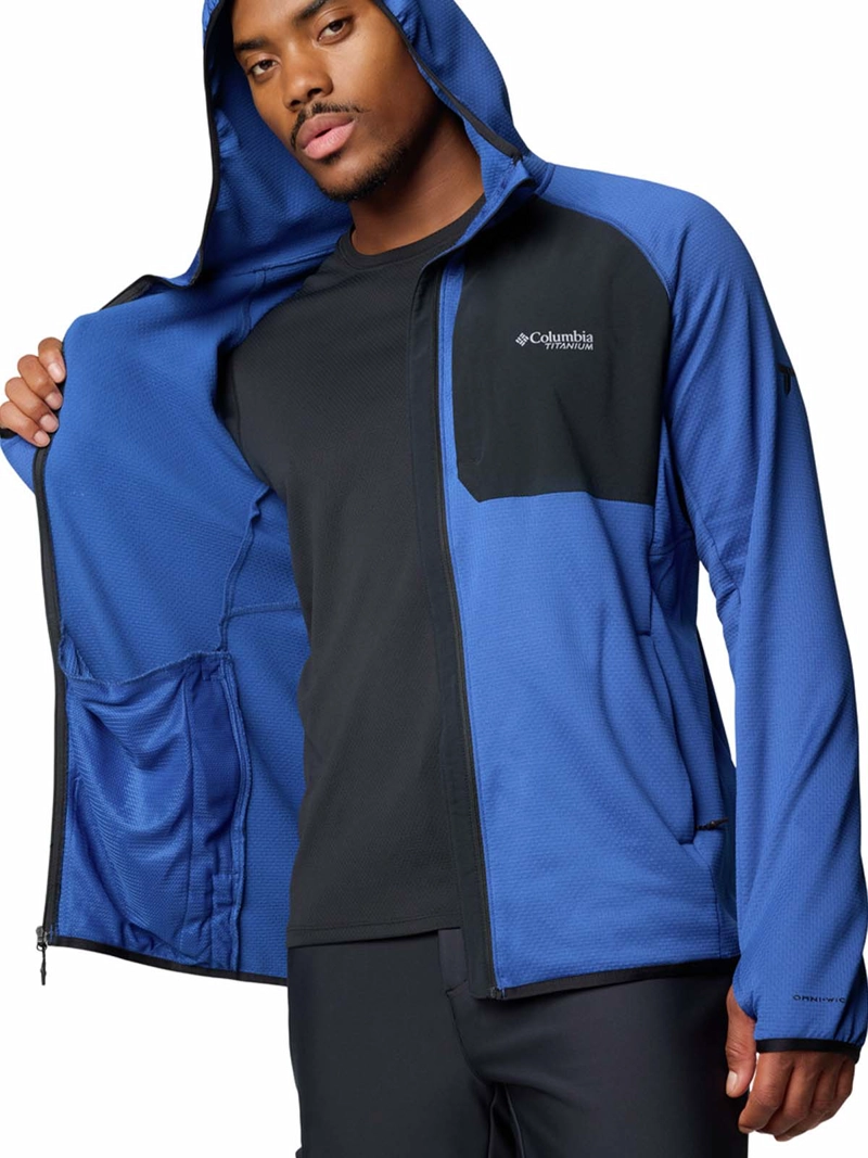 POLAR HOMBRE TRIPLE CANYON GRID AZUL COLUMBIA - 5