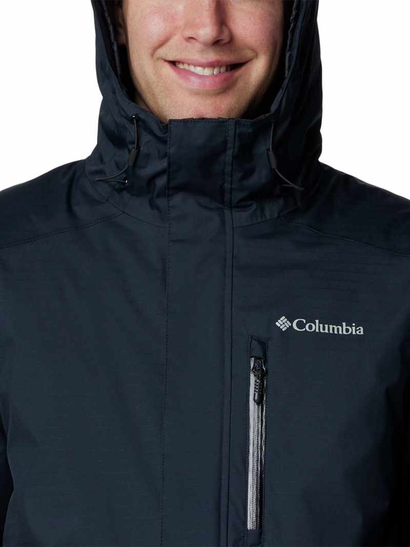 PARKA IMPERMEABLE HOMBRE OAK HARBOR II NEGRO COLUMBIA - 4