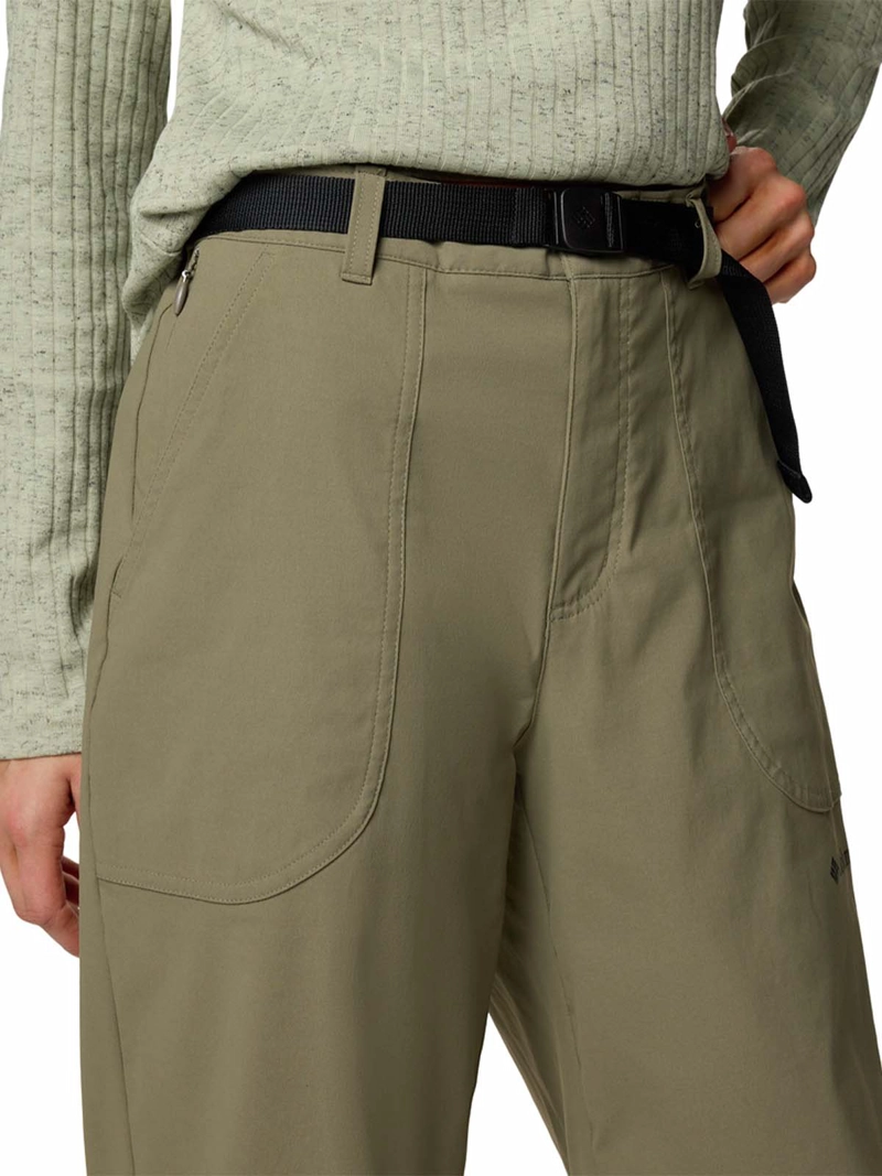 PANTALON MUJER BREA FALLS NYLON GRIS COLUMBIA - 4