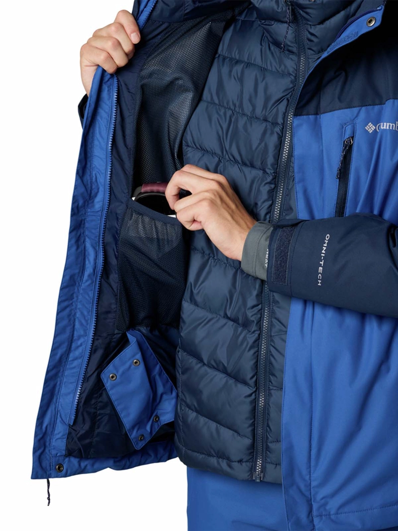 PARKA IMPERMEABLE HOMBRE WHIRLIBIRD V SKI AZUL COLUMBIA - 5